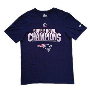 Nike New England Patriots Super Bowl LI Champions T-Shirt Men’s M NFL Football